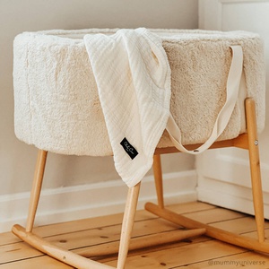 Babykörbchen KUKO Charlie Kranich Fellmilch