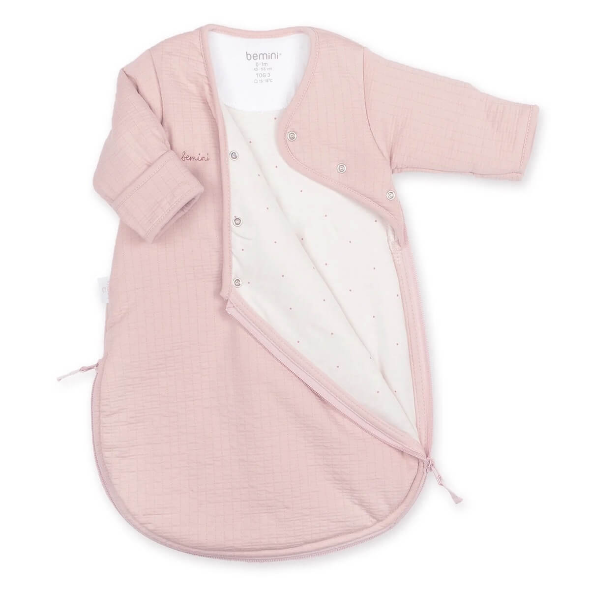Babyschlafsack 0-1M MAGIC BAG Bemini-Salmler jersey-blush