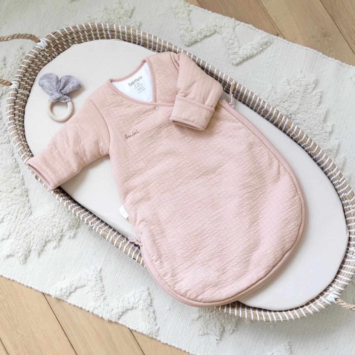 Babyschlafsack 0-1M MAGIC BAG Bemini-Salmler jersey-blush