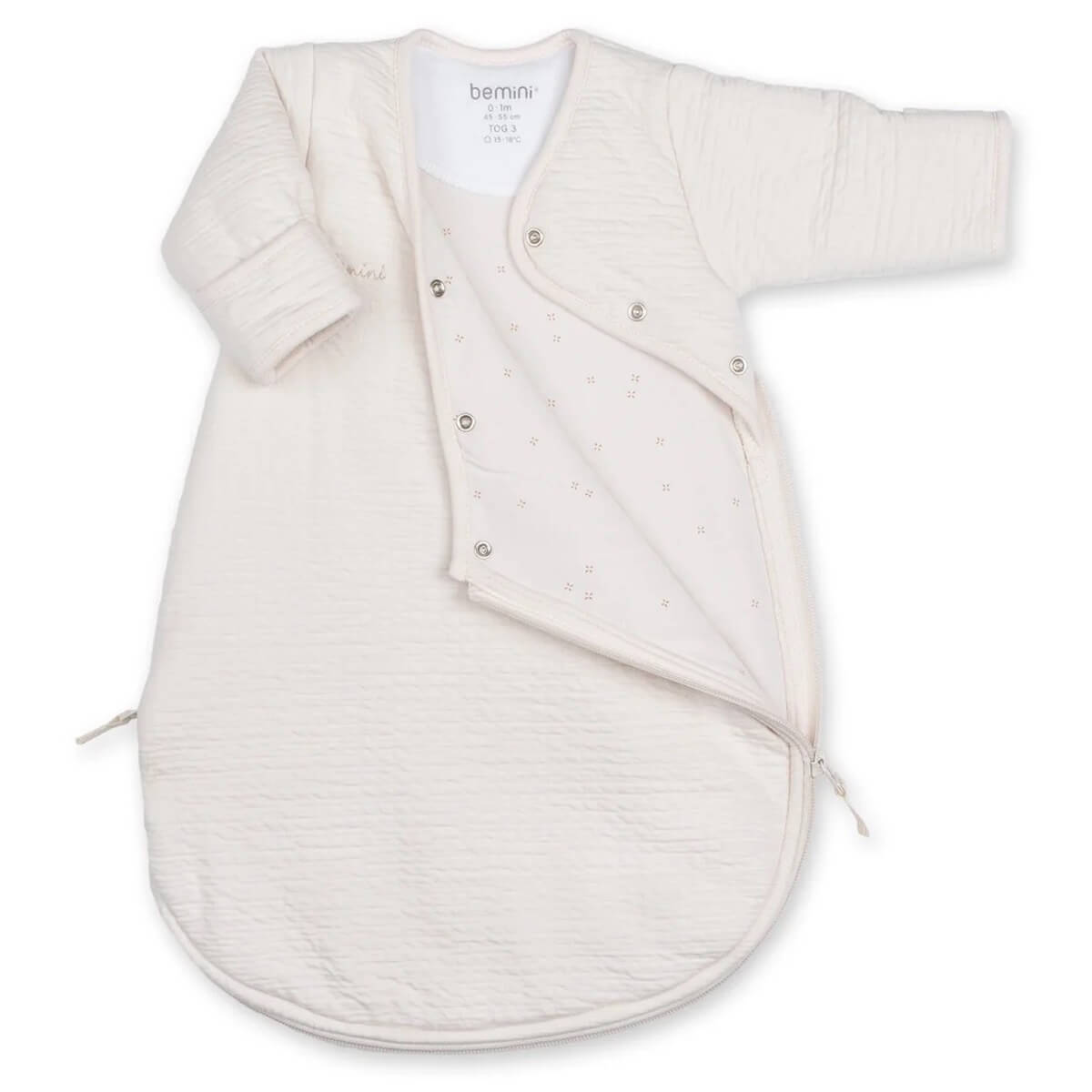 Babyschlafsack 0-1M MAGIC BAG Bemini-Salmler Trikot-Pudding