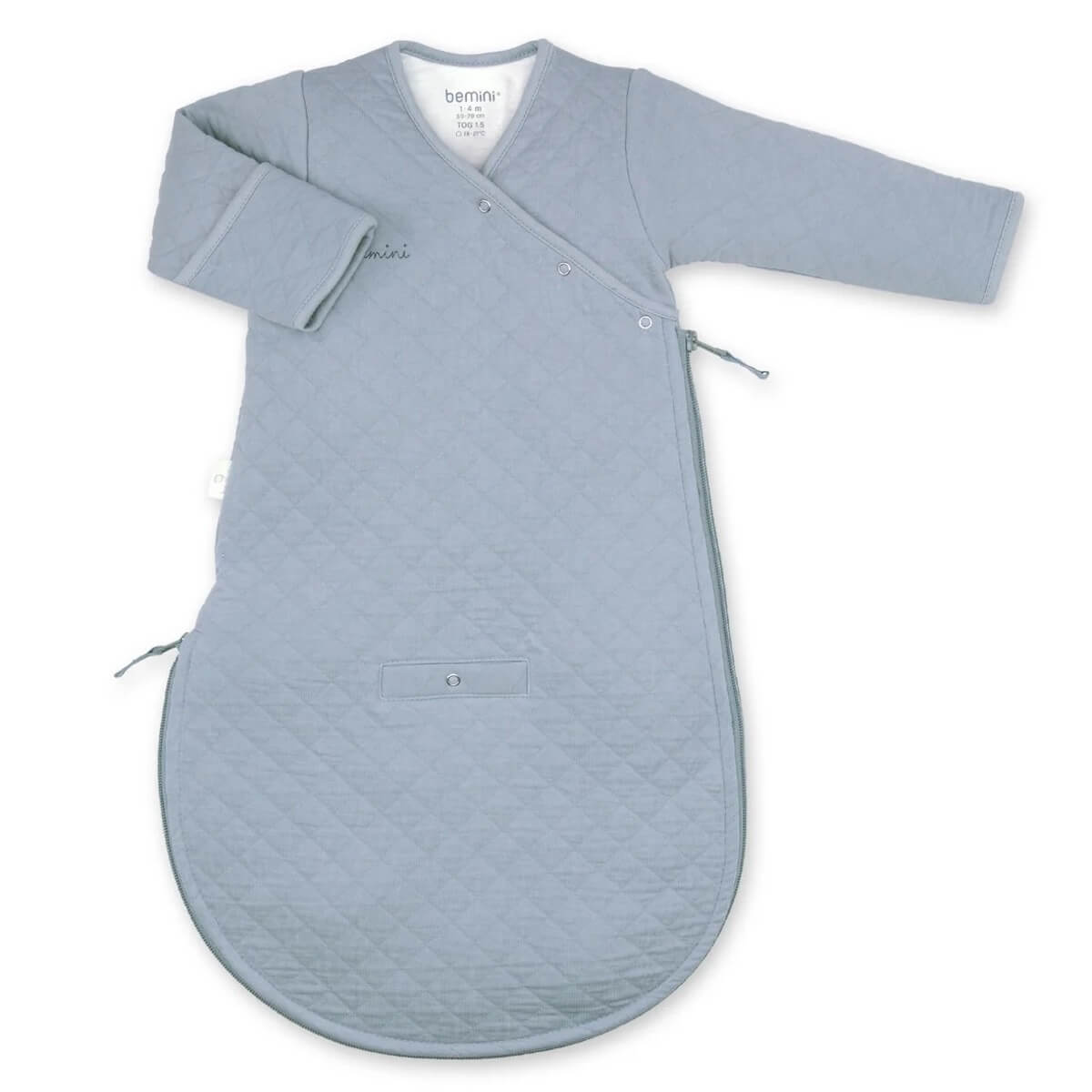 Babyschlafsack 1-4M MAGIC BAG Bemini gesteppt-Stein