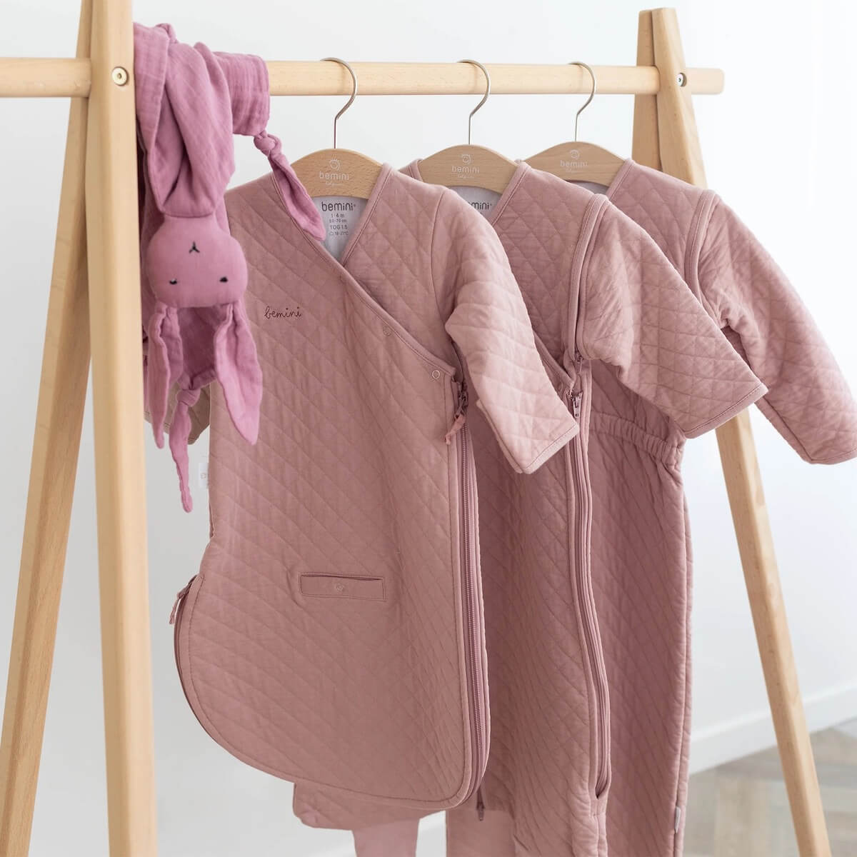 Babyschlafsack 1-4M MAGIC BAG Bemini Jersey gesteppt-vintage