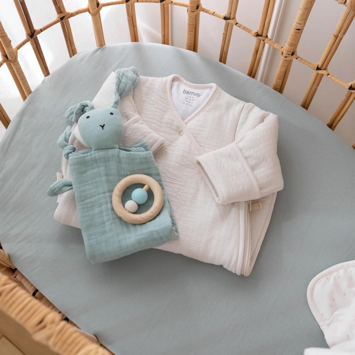 Babyschlafsack 1-4M MAGIC BAG Bemini-Salmler Trikot-Pudding