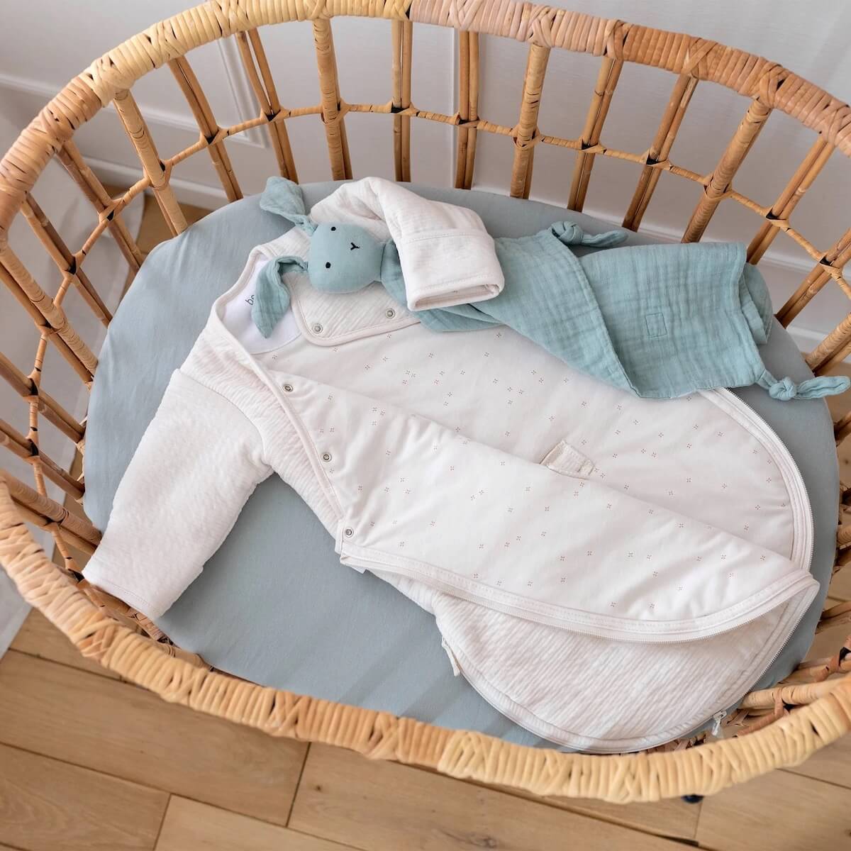 Babyschlafsack 1-4M MAGIC BAG Bemini-Salmler Trikot-Pudding