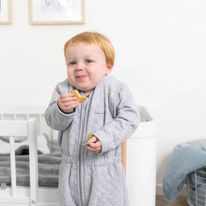 Babyschlafsack 12-24M MAGIC BAG Bemini jersey gesteppt-mix grau