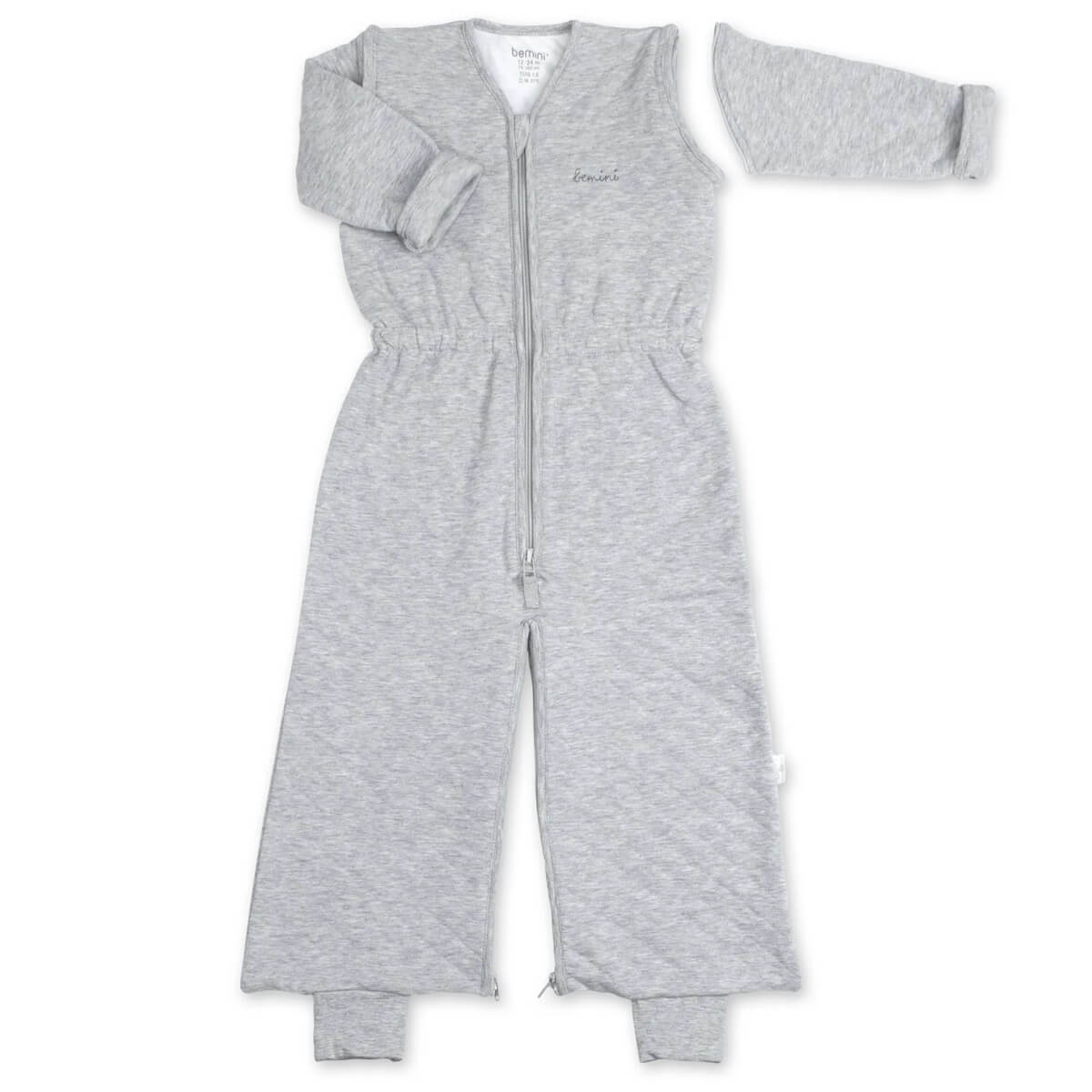 Babyschlafsack 24-36M MAGIC BAG Bemini Jersey gesteppt-mix grau