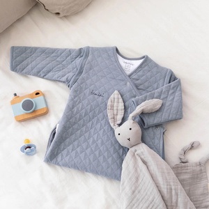 Babyschlafsack 4-12M MAGIC BAG Bemini jersey gesteppt-stein