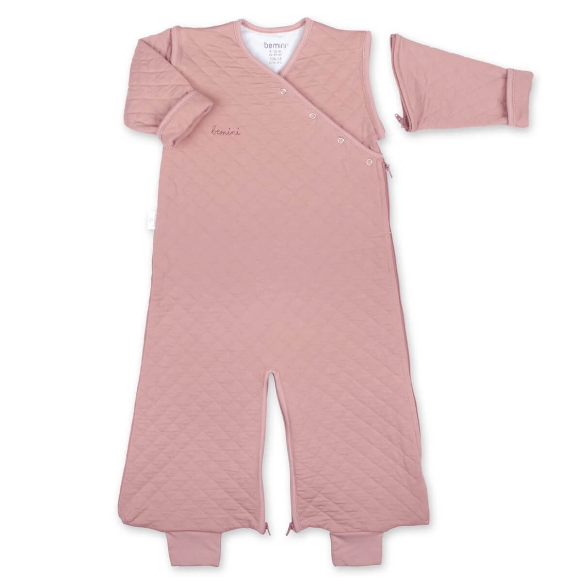 Babyschlafsack 4-12M MAGIC BAG Bemini Jersey gesteppt-vintage