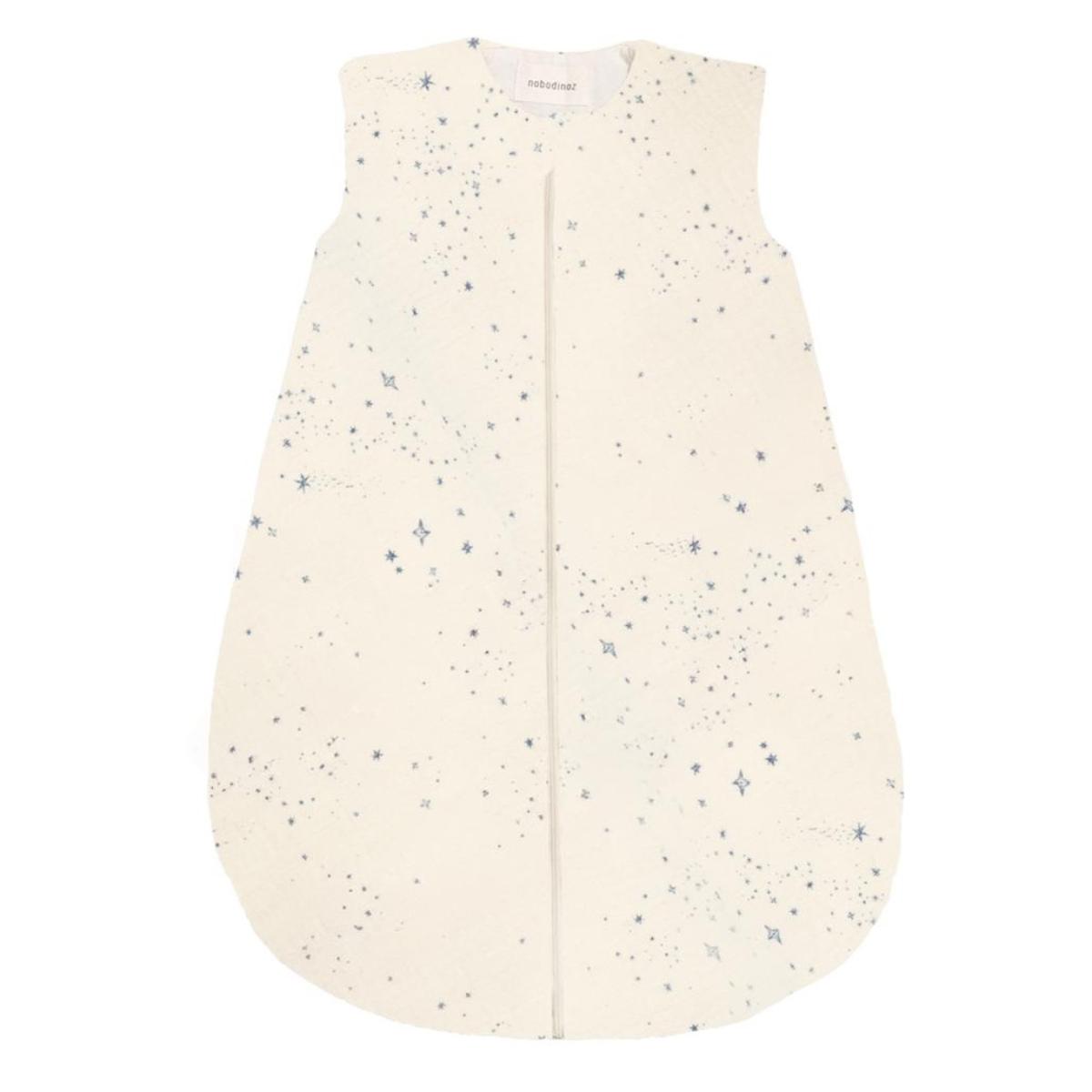 Babyschlafsack Doppelmousseline 0-6m Nobodinoz blue milky way