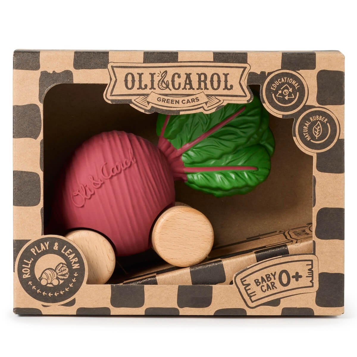 Babyspielzeug BETTY THE BEETROOT CAR Oli & Carol