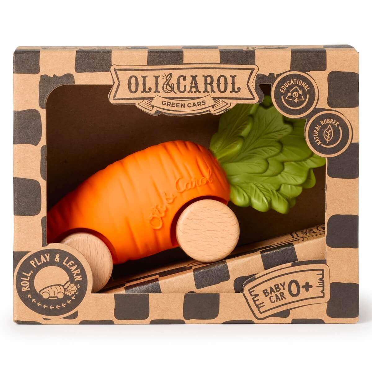 Babyspielzeug CATHY THE CARROT CAR Oli & Carol