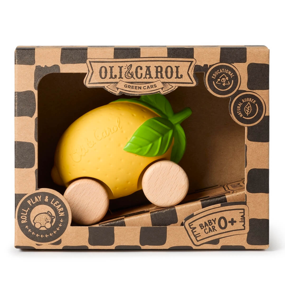 Babyspielzeug LOU THE LEMON CAR Oli & Carol