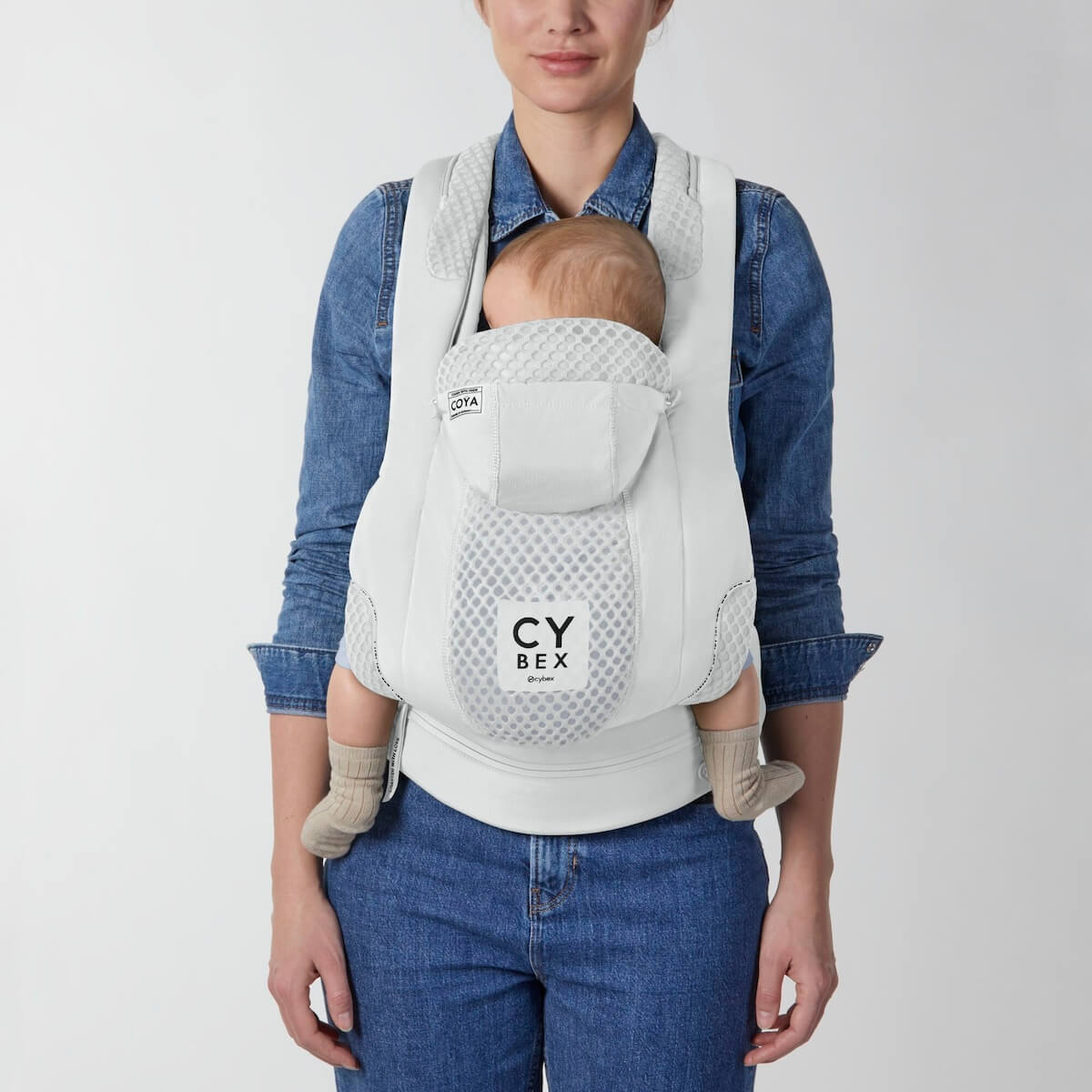 Babytrage COŸA Carrier urban Mobility Cybex blanca