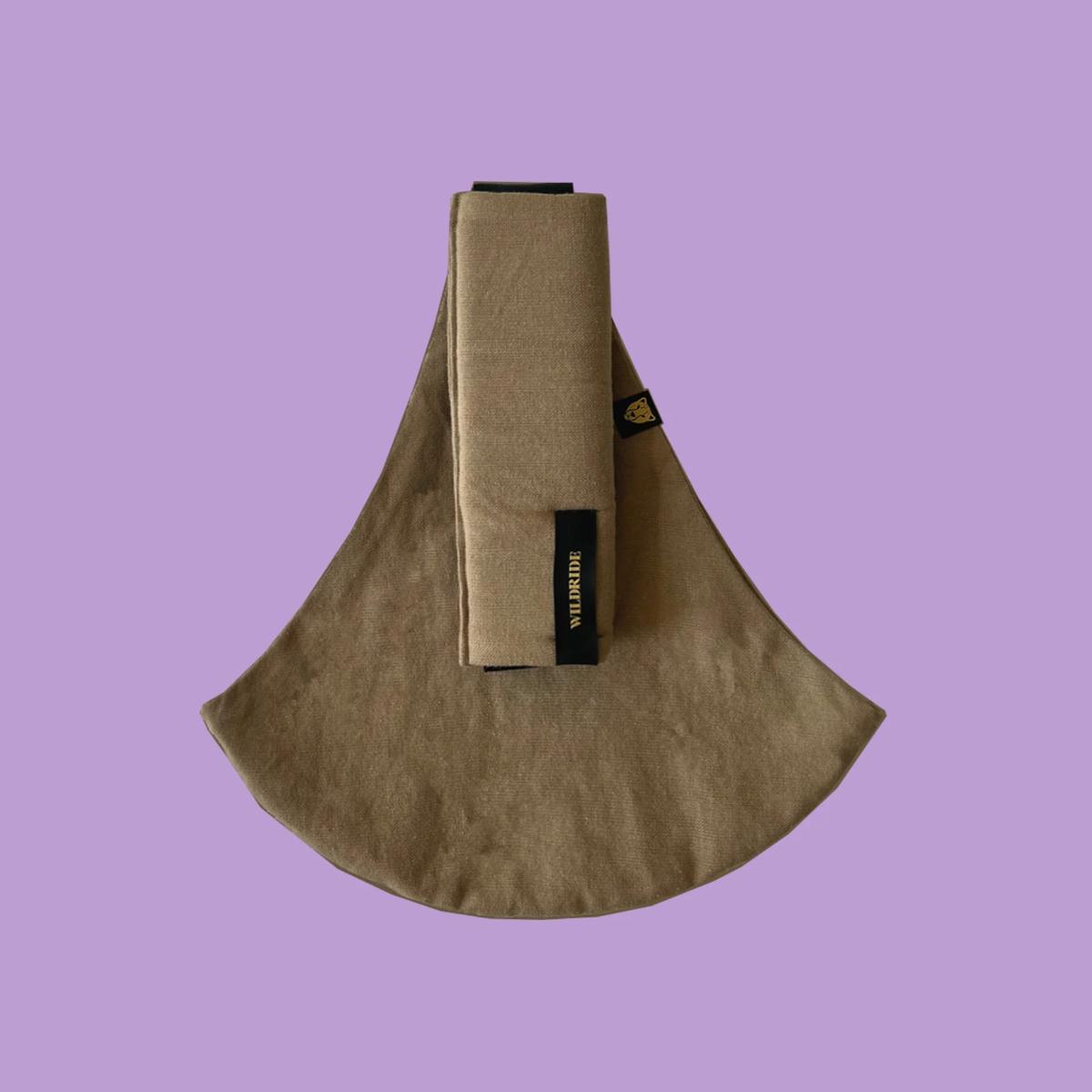 Babytrage LINEN Wildride camel
