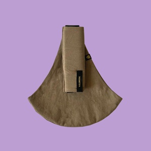 Babytrage LINEN Wildride camel