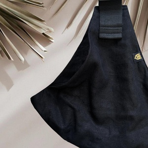 Babytrage LINEN Wildride noir