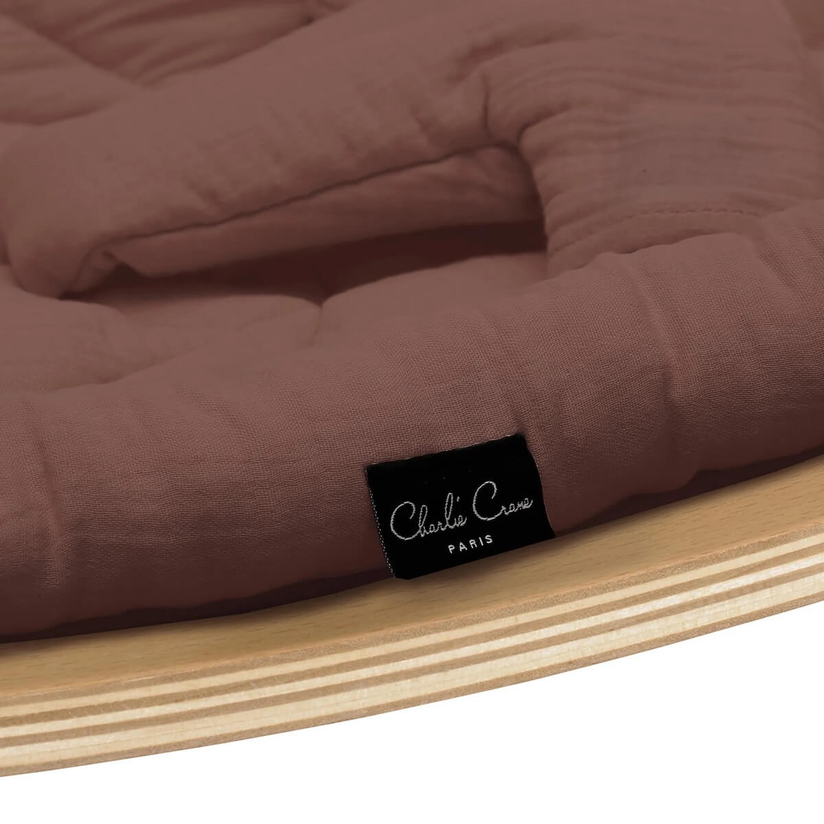 Babywippe LEVO Charlie Crane rosa