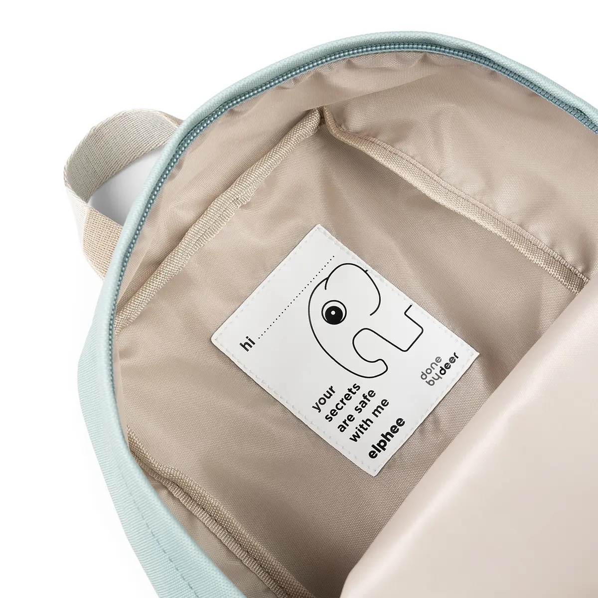 Backpack Kids canvas Elphee Done by deer Blue