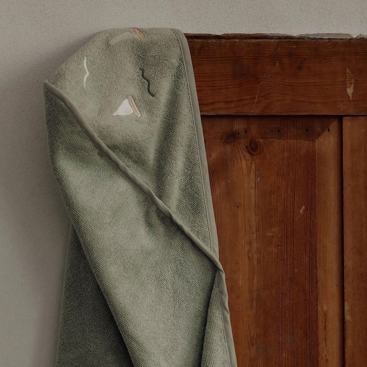 Badecape 85x85cm PETAL gestickt Terry Dear April Segelboote