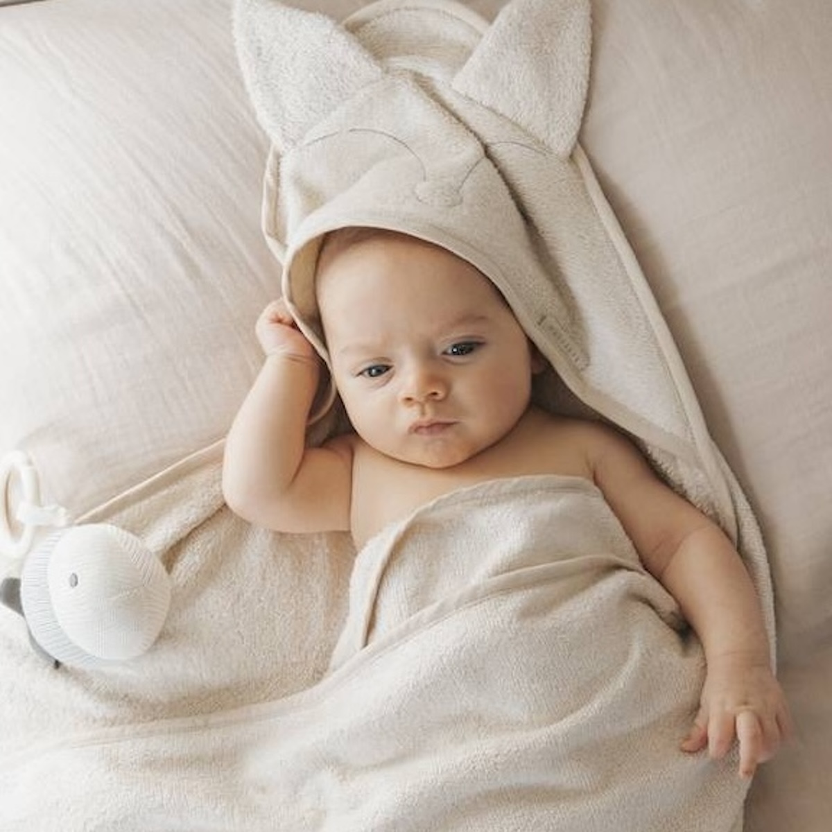 Badehaube FOX XL 100x100cm Bimbam Mandel