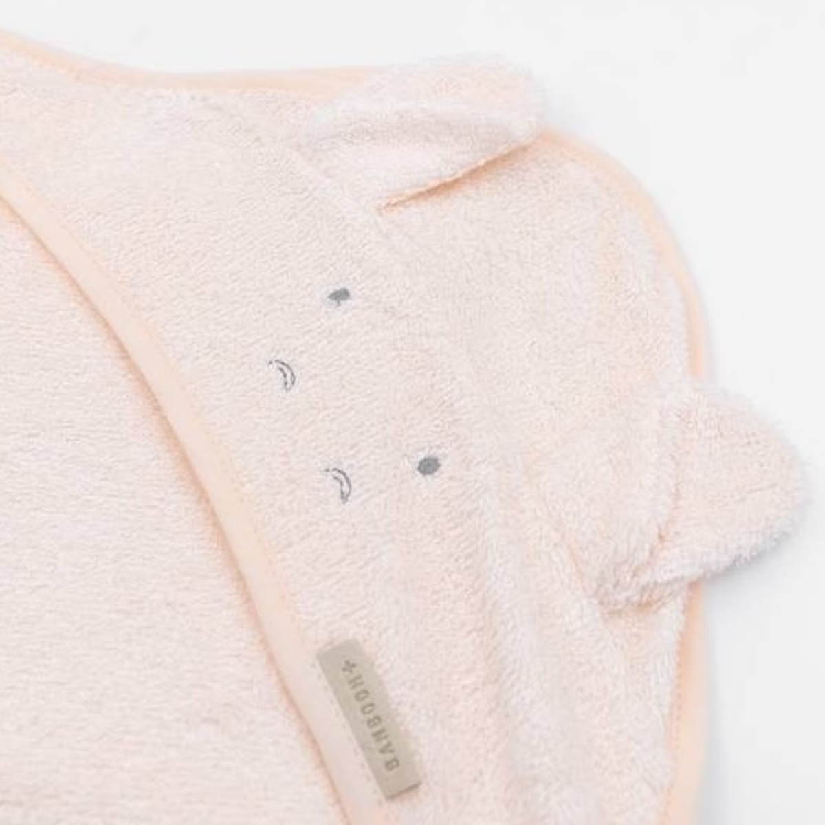 Badehaube HIPPO + Toilettenhandschuhe 75x75cm Bamboom oyster grey