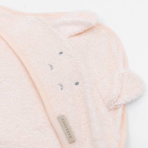 Badehaube HIPPO + Toilettenhandschuhe 75x75cm Bamboom oyster grey