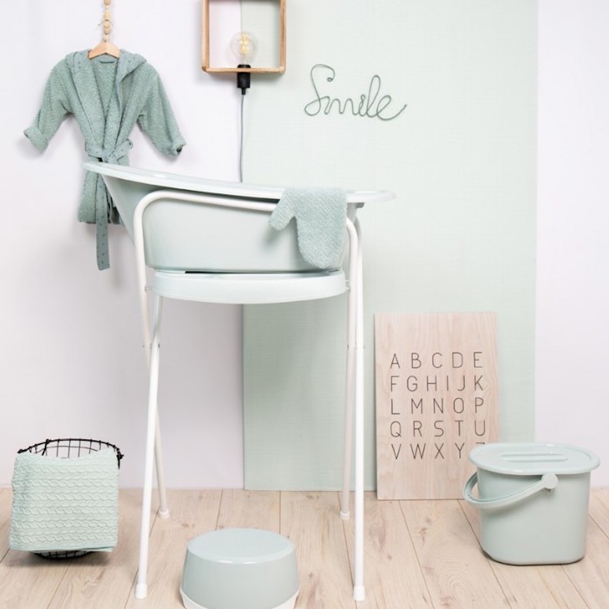 Badehaus Bébéjou himmelgrün