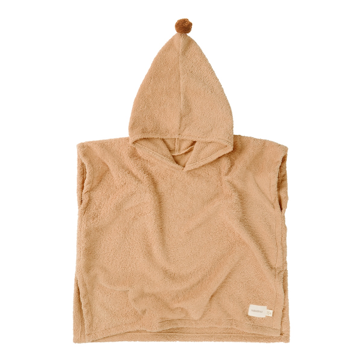 Badeponcho 3-5a SO CUTE 55x58cm Nobodinoz camel