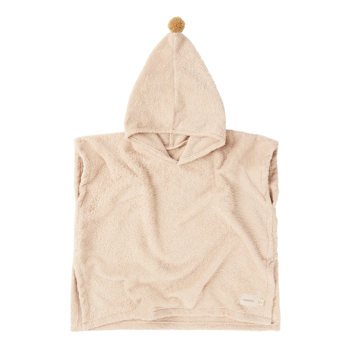 Badeponcho 3-5a SO CUTE 55x58cm Nobodinoz latte