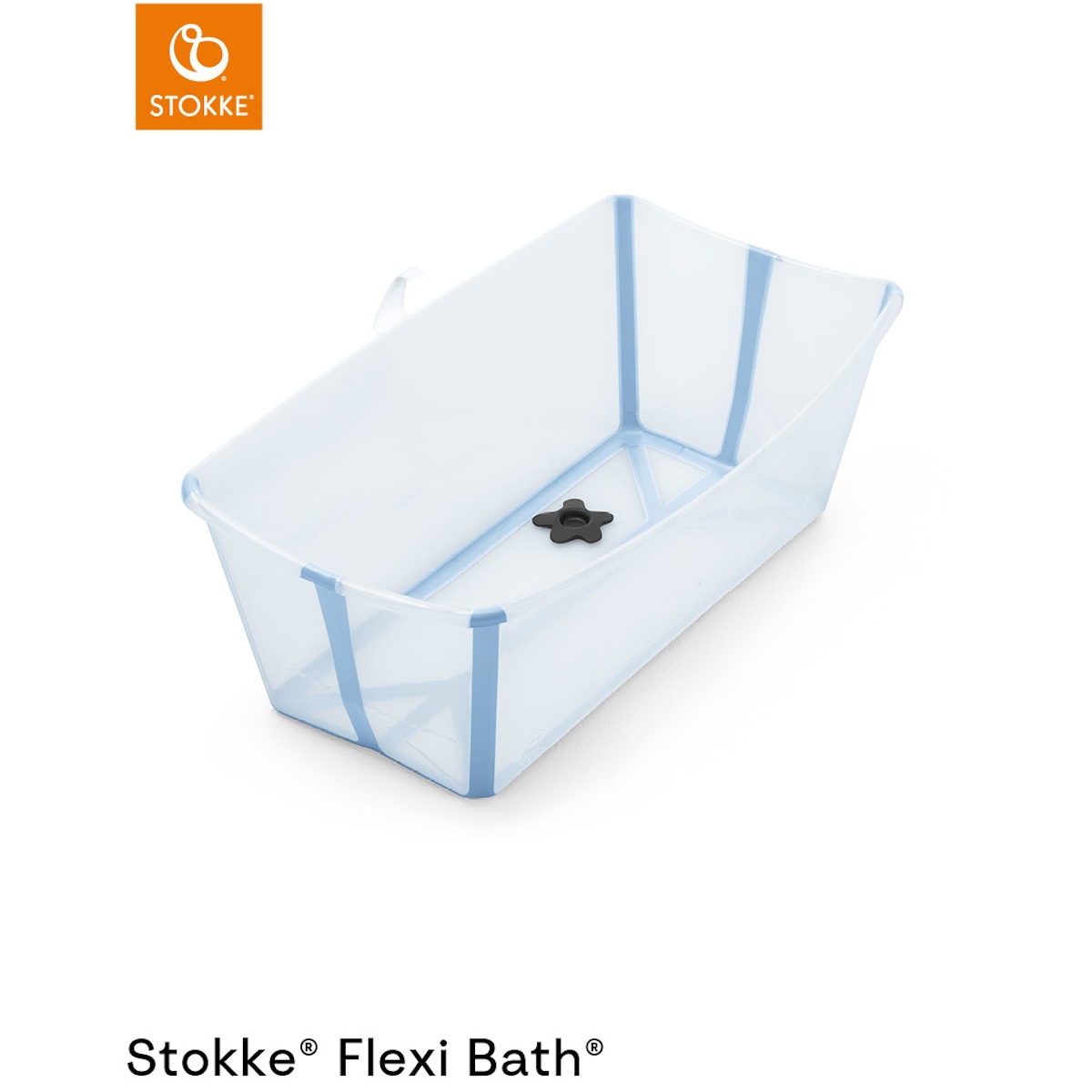 Badewanne FLEXI BATH Stokke gletscherblau
