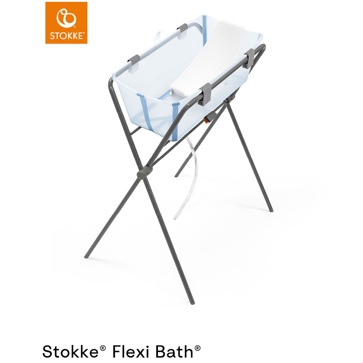 Badewanne FLEXI BATH Stokke gletscherblau