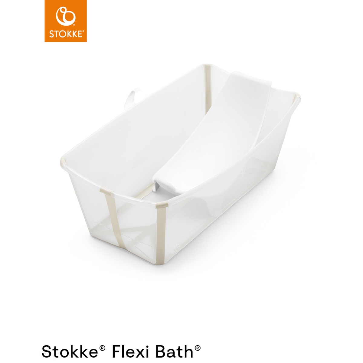 Badewanne FLEXI BATH Stokke sandfarben beige