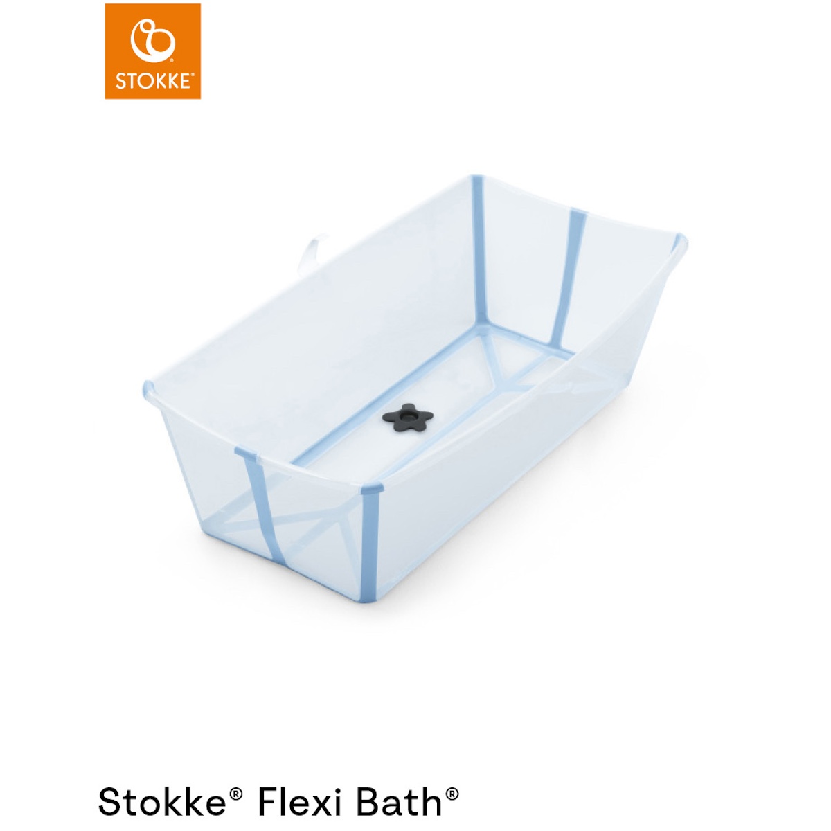 Badewanne XL FLEXI BATH Stokke gletscherblau