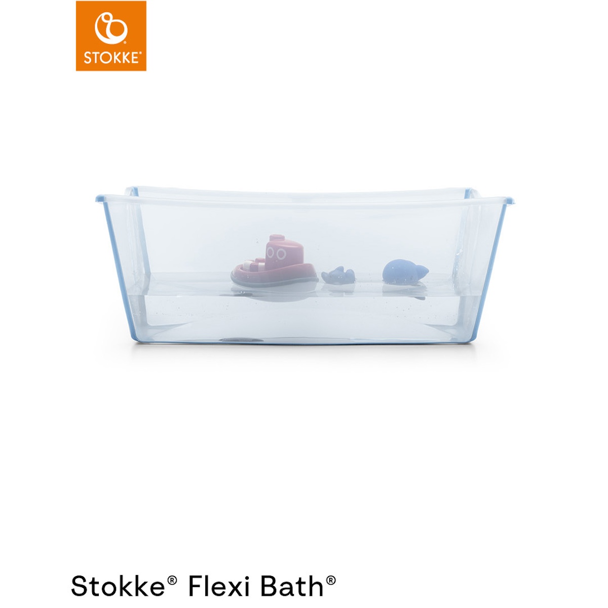Badewanne XL FLEXI BATH Stokke gletscherblau
