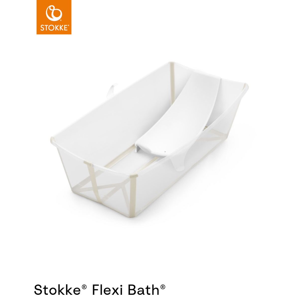 Badewanne XL FLEXI BATH Stokke sandfarben beige