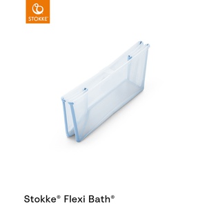 Badewannen-Stütze Neugeborenes FLEXI BATH Stokke gletscherblau