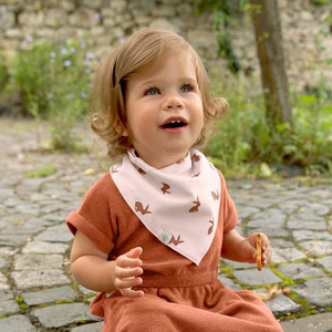 Bandana-Kuhhals 2 Stück Arsch. Kleiner Waldhase Laessig