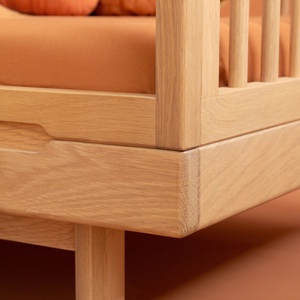 Bankbett 70x140cm PURE Nobodinoz massive Eiche