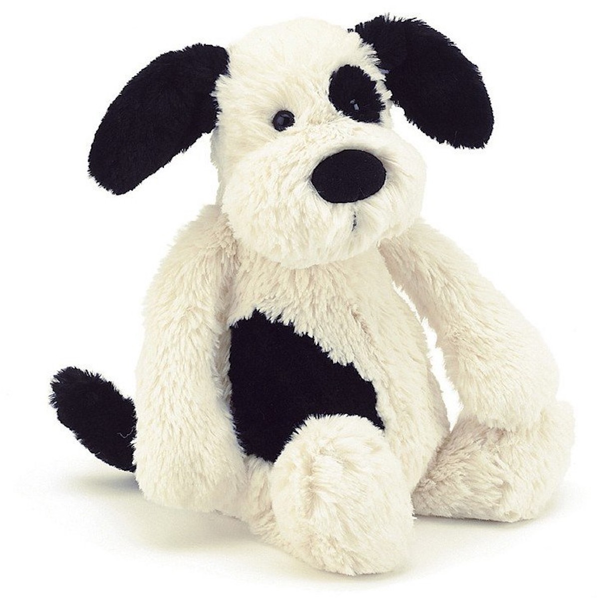 Bashful Black & Cream Puppy Medium