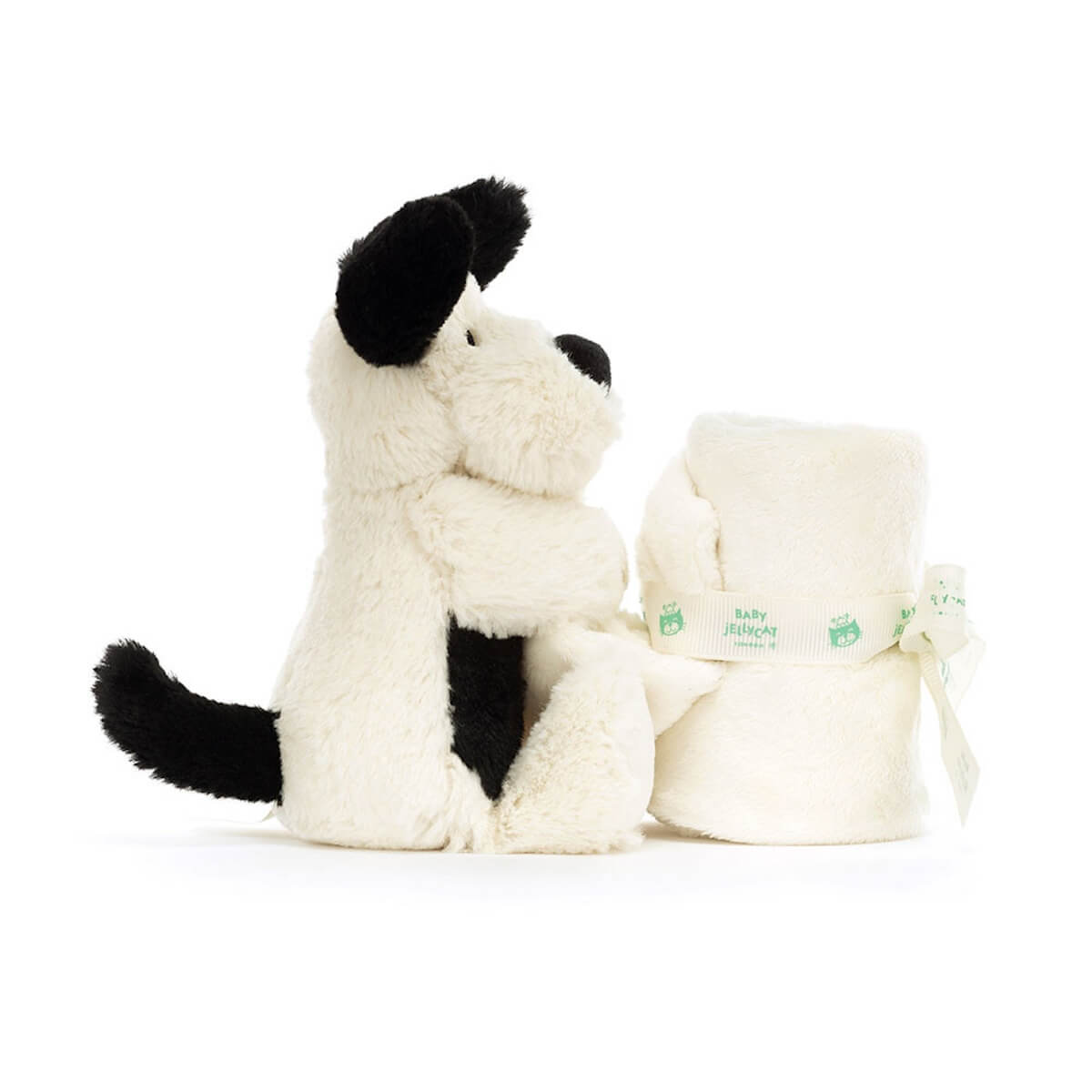 Bashful Black & Cream Welpenschnuller Jellycat