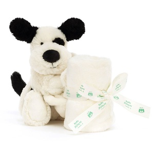 Bashful Black & Cream Welpenschnuller Jellycat