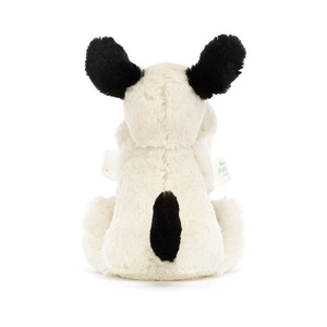 Bashful Black & Cream Welpenschnuller Jellycat