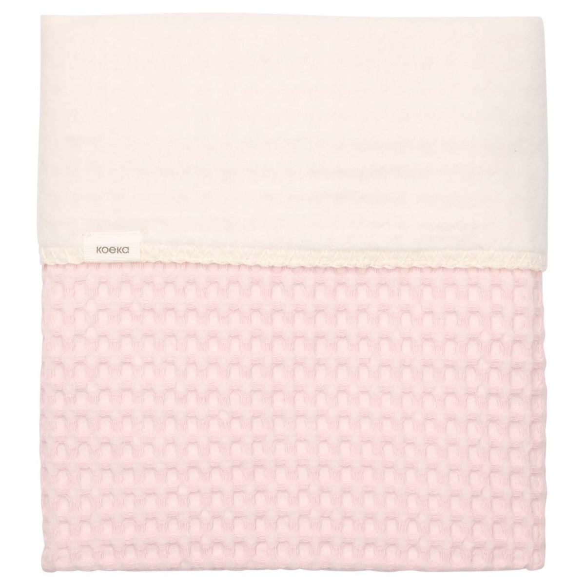 Bassinet blanket cotton fleece Amsterdam Koeka cotton candy