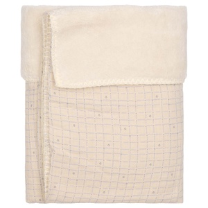 Bassinet blanket teddy Lind Koeka warm white