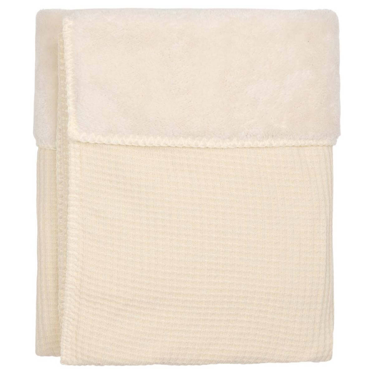 Bassinet blanket teddy Malada Koeka warm white