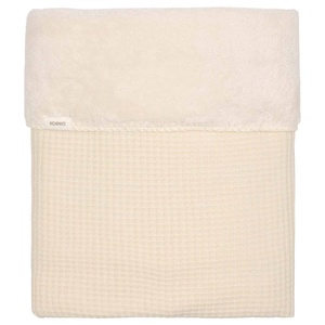 Bassinet blanket teddy Malada Koeka warm white