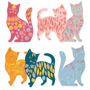Basteln 3-6 Katzen Djeco