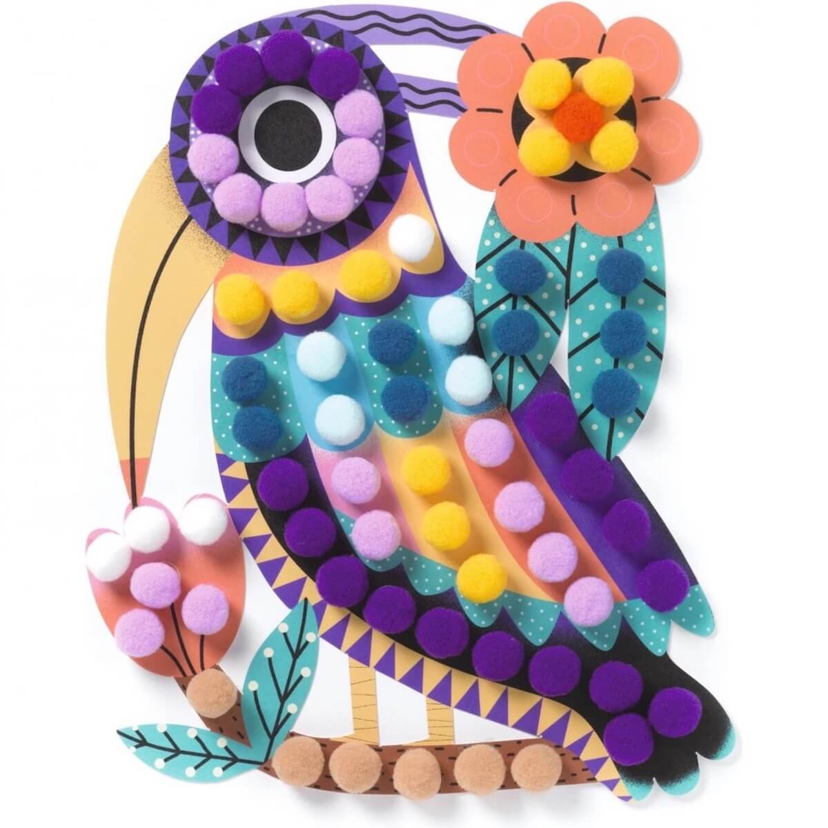 Bastelpackung Vögel Djeco     