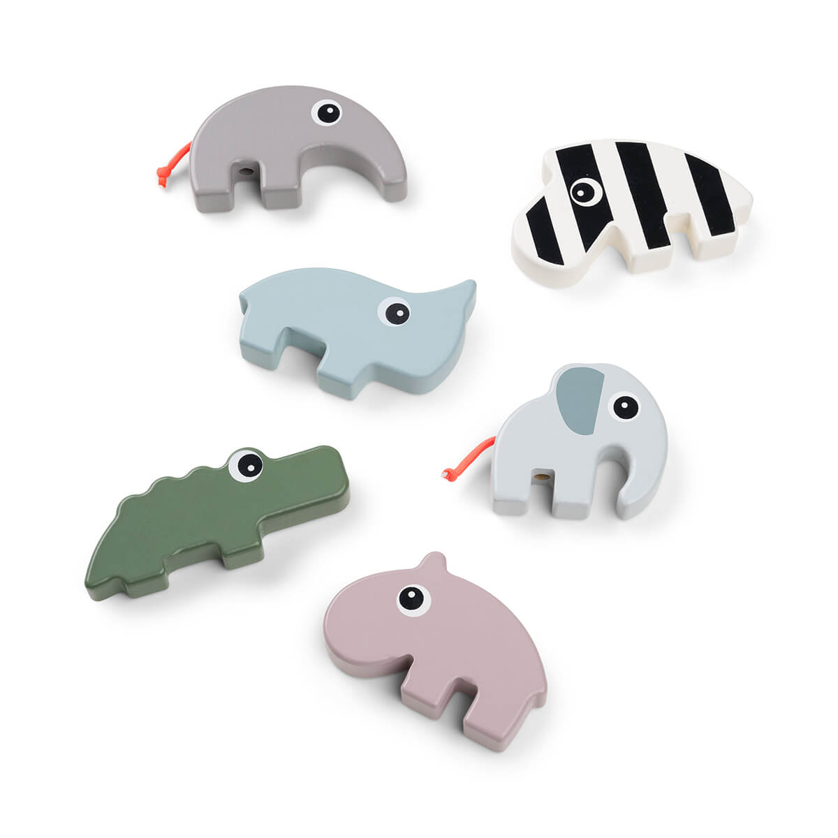 Bauklotzset 34 Stück Hirschfreunde Farbmix Done by Deer