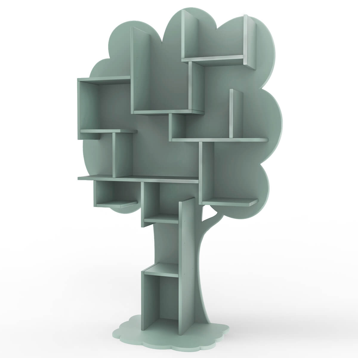 Baum-Bibliothek LOUANE Mathy by Bols Sturmgrau